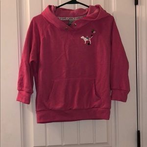 Pink hoodie